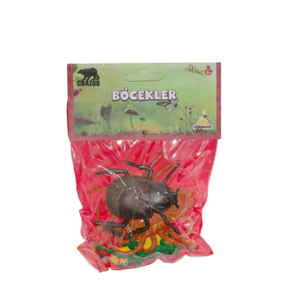 Çocuk 00707 Böcekler ve Yılanlar Poşetli Hayvan Seti -Sunman