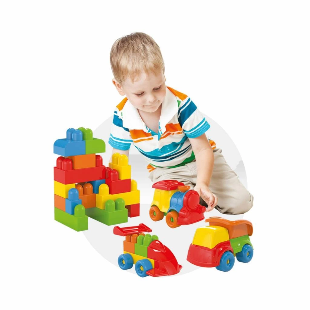 Çocuk 01022 Akıllı Çocuk Blokları 60 Parça -Dede - Görsel 2