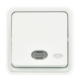 Günsan Misya Beyaz Işıklı Liht Anahtar