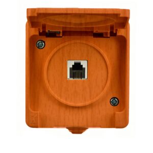 Günsan Misya Meşe Nümeris Telefon Prizi (Cat3)