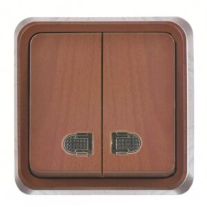 Günsan Fantasy Ceviz Işıklı Komütatör