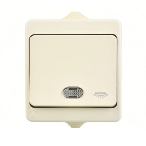 Günsan Nemliyer Krem Işıklı Liht Anahtar