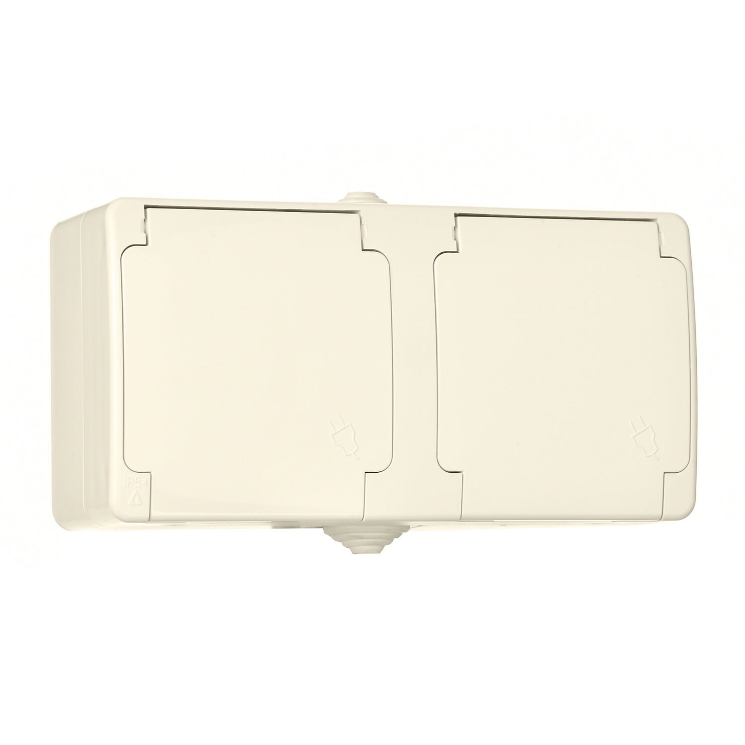 Günsan Fantasy Krem Kapaklı İkili Grup Priz (Topraklı Priz + Topraklı Priz) - Görsel 4