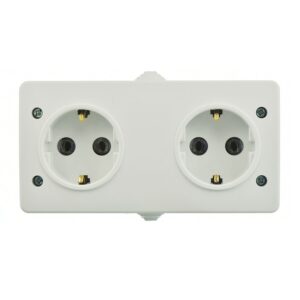 Günsan Fantasy Gri Kapaksız İkili Grup Priz (Topraklı Priz + Topraklı Priz)