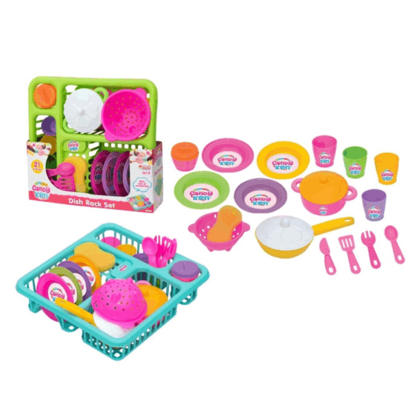 Çocuk 01169 Candy Bulaşık Seti -Dede