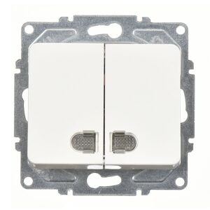 Günsan Fantasy Beyaz Fantasy Işıklı Komütatör Mekanizma (Klipsli)