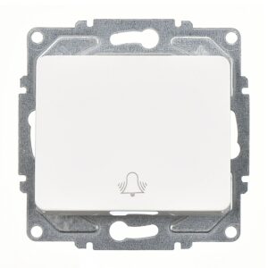 Günsan Fantasy Beyaz Klipsli Zil Butonu