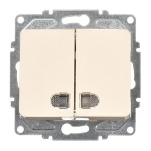 Günsan Fantasy Krem Fantasy Işıklı Komütatör Mekanizma (Klipsli)