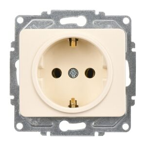 Günsan Fantasy Krem Topraklı Priz Mekanizma