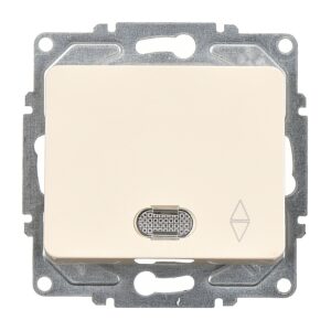 Günsan Fantasy Krem Işıklı Vavien Anahtar Mekanizma (Klipsli)