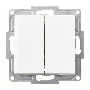 Günsan Visage Beyaz Klipsli Komütatör Anahtar - 10AX 250V