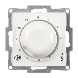 Günsan Visage Beyaz Vidalı Müzik Yayın Anahtarı