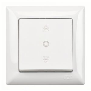 Günsan Visage Beyaz Jaluzi Kumanda Anahtarı (Tek Düğmeli)