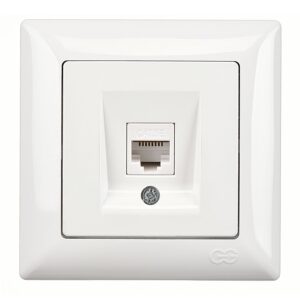 Günsan Visage Beyaz Tekli Data Prizi (RJ45 Cat5E)