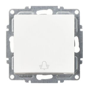 Günsan Visage Beyaz Klipsli Zil Butonu - 10AX 250V