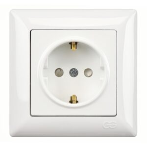 Günsan Visage Beyaz Çocuk Korumalı Topraklı Priz (klipsli)