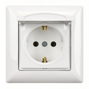 Günsan Visage Beyaz Kapaklı Topraklı Priz (klipsli)