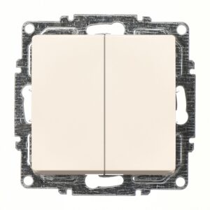 Günsan Visage Krem Vidalı Komütatör Anahtar - 10AX 250V