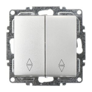 Günsan Visage Gümüş Vidalı Komütatör Vavien Anahtar - 10AX 250V