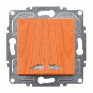 Günsan Visage Meşe Vidalı Işıklı Komütatör