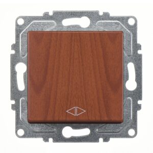 Günsan Visage Ceviz Klipsli Permütatör Ara Vavien Anahtar - 10AX 250V