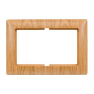 Günsan Visage Akçaağaç İkili Priz Çerçeve