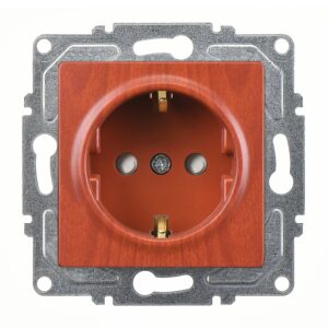 Günsan Visage Kiraz Çocuk Korumalı Topraklı Priz - 16A 250V - Vidalı