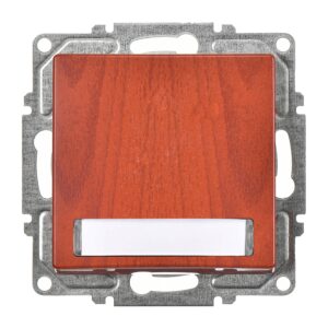 Günsan Visage Kiraz Klipsli Işıklı Etiketli Zil Butonu - 12V