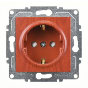 Günsan Visage Kiraz Çocuk Korumalı Topraklı Priz - 16A 250V - Klipsli