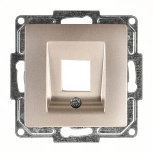 Günsan Visage Metalik Bej Vidalı Data Prizi - Jaksız