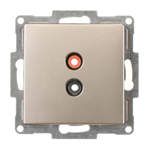 Günsan Visage Metalik Bej Vidalı Müzik Yayın Prizi