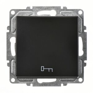 Günsan Visage Metalik Siyah Vidalı Kapı Otomatiği - 10AX 250V