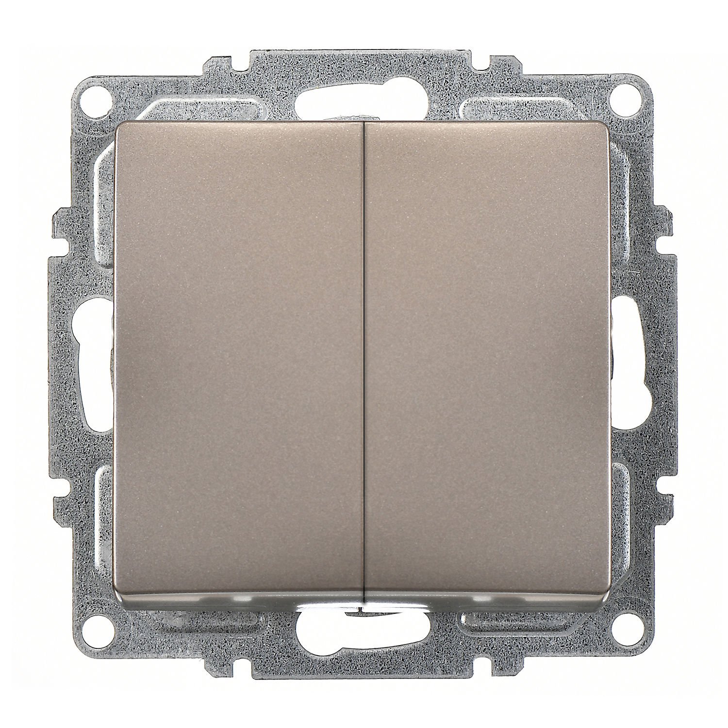 Günsan Visage Mocha Vidalı Komütatör Anahtar - 10AX 250V