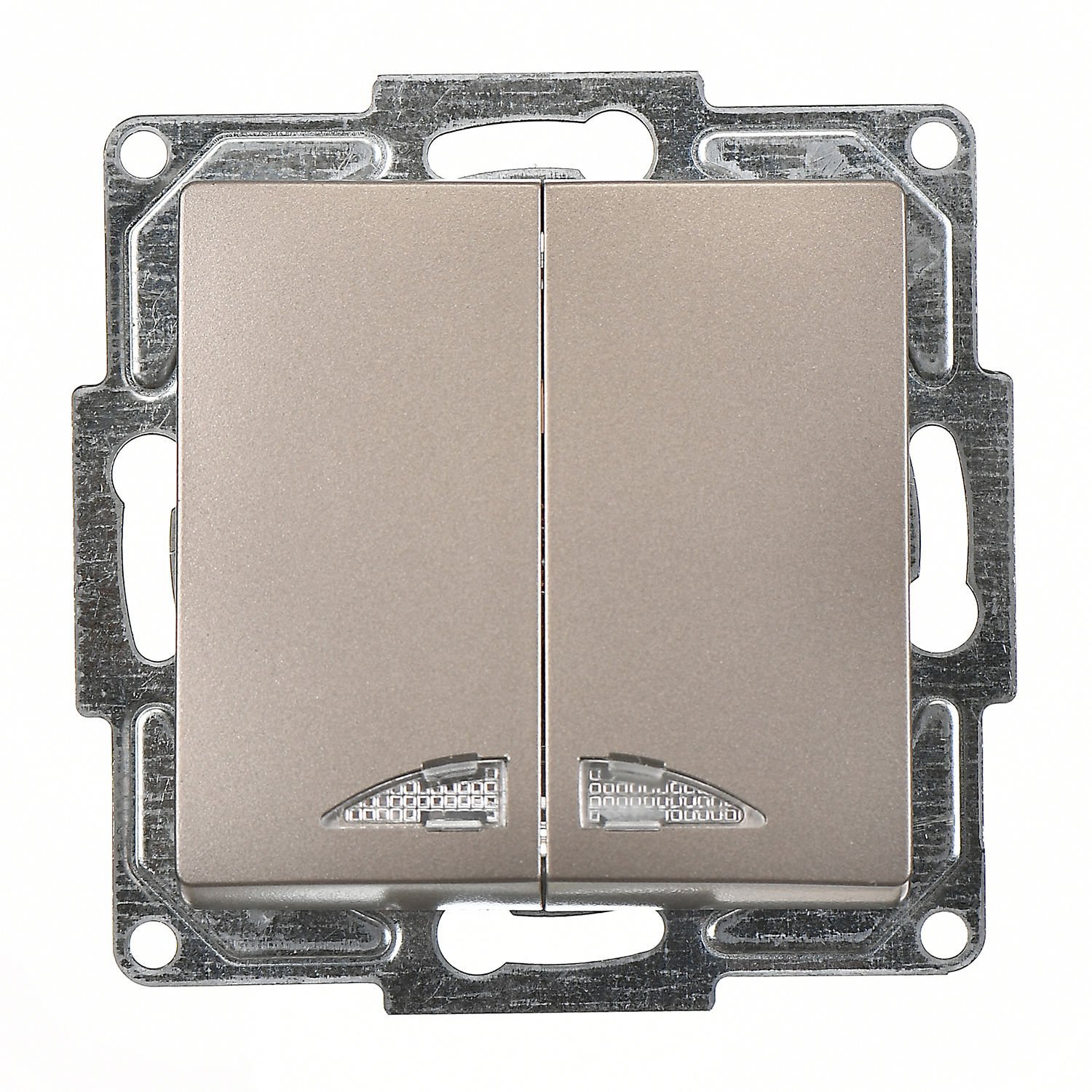 Günsan Visage Mocha Klipsli Işıklı Komütatör