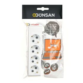 Günsan Dörtlü Çocuk Korumalı Topraklı Priz 3m