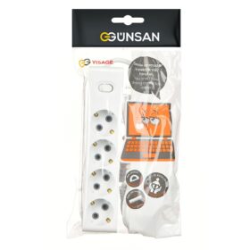 Günsan Dörtlü Çocuk Korumalı Topraklı Anahtarlı Priz 3m