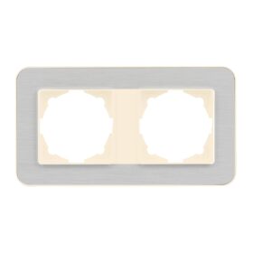 Günsan Radius Krem & Silver Light İkili Çerçeve