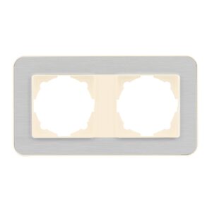 Günsan Radius Krem & Silver Light İkili Çerçeve