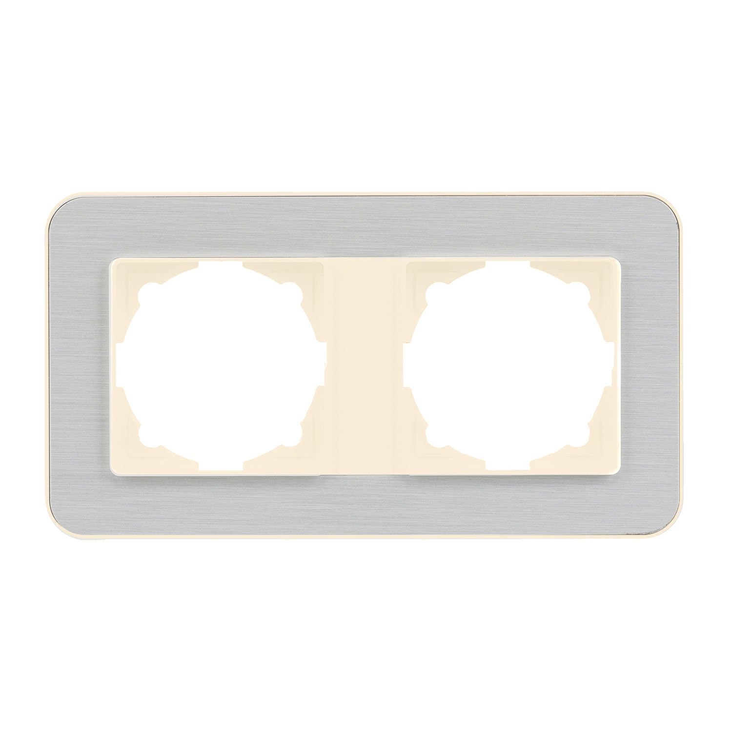 Günsan Radius Krem & Silver Light İkili Çerçeve