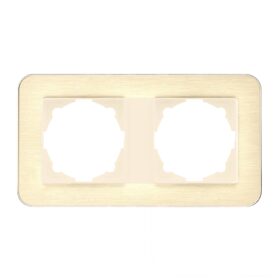 Günsan Radius Krem & Gold İkili Çerçeve