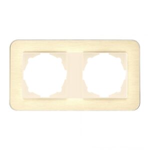 Günsan Radius Krem & Gold İkili Çerçeve