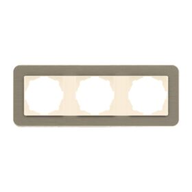 Günsan Radius Krem & Bronze Üçlü Çerçeve