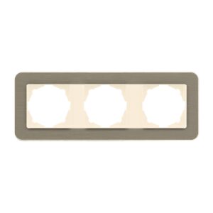 Günsan Radius Krem & Bronze Üçlü Çerçeve