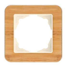 Günsan Radius Krem & Natural Bamboo Tekli Çerçeve