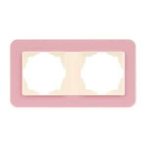 Günsan Radius Krem & Powdery Pink İkili Çerçeve