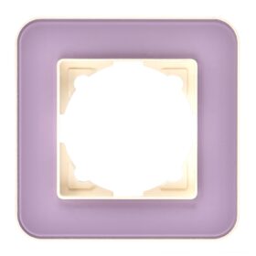 Günsan Radius Krem & Pastel Violet Tekli Çerçeve