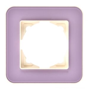 Günsan Radius Krem & Pastel Violet Tekli Çerçeve