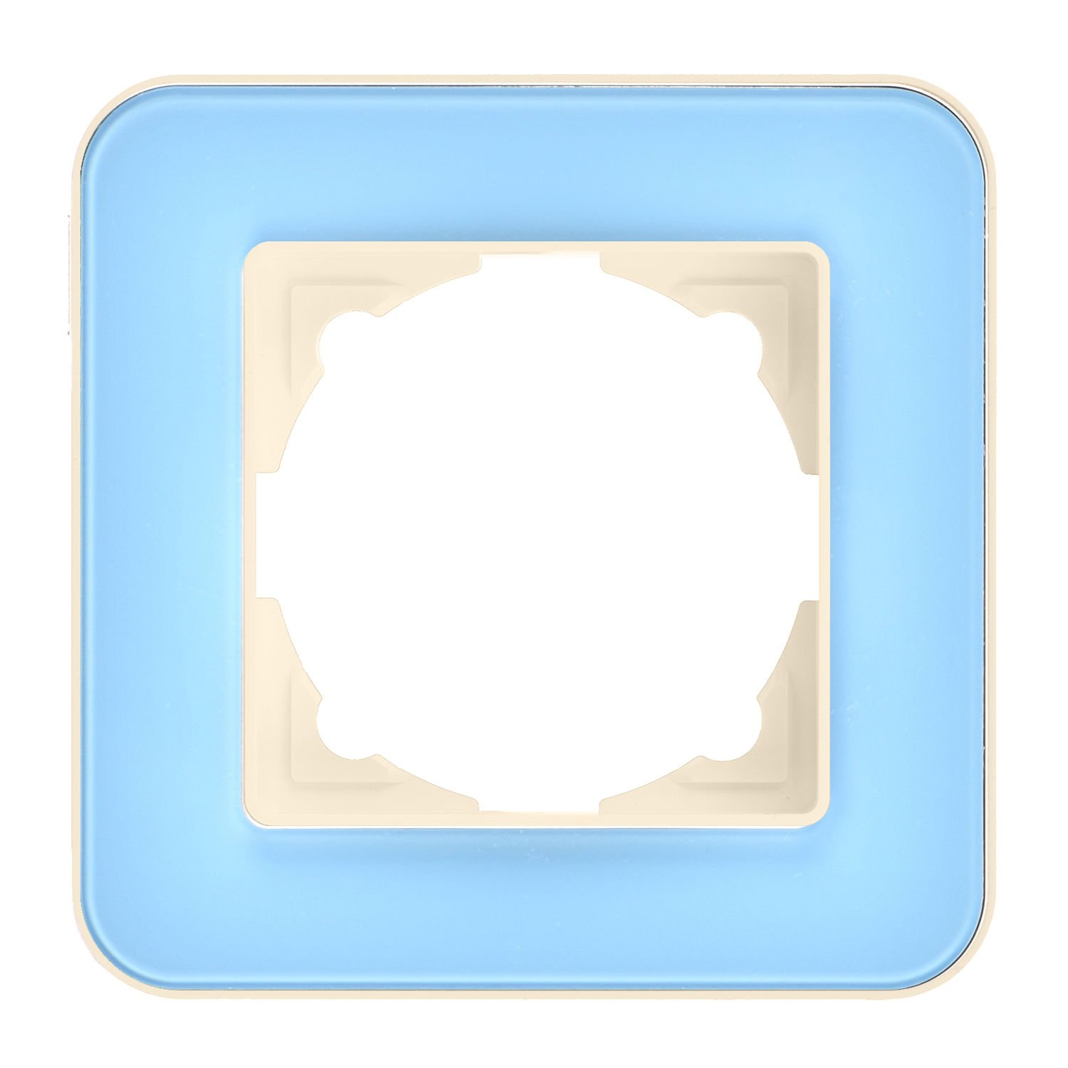 Günsan Radius Krem & Pastel Blue Tekli Çerçeve