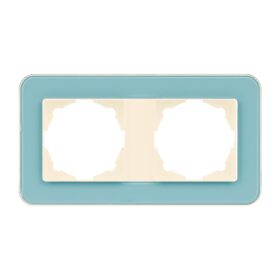 Günsan Radius Krem & Pastel Green İkili Çerçeve