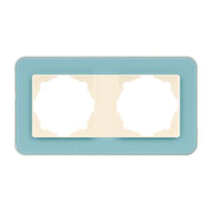 Günsan Radius Krem & Pastel Green İkili Çerçeve